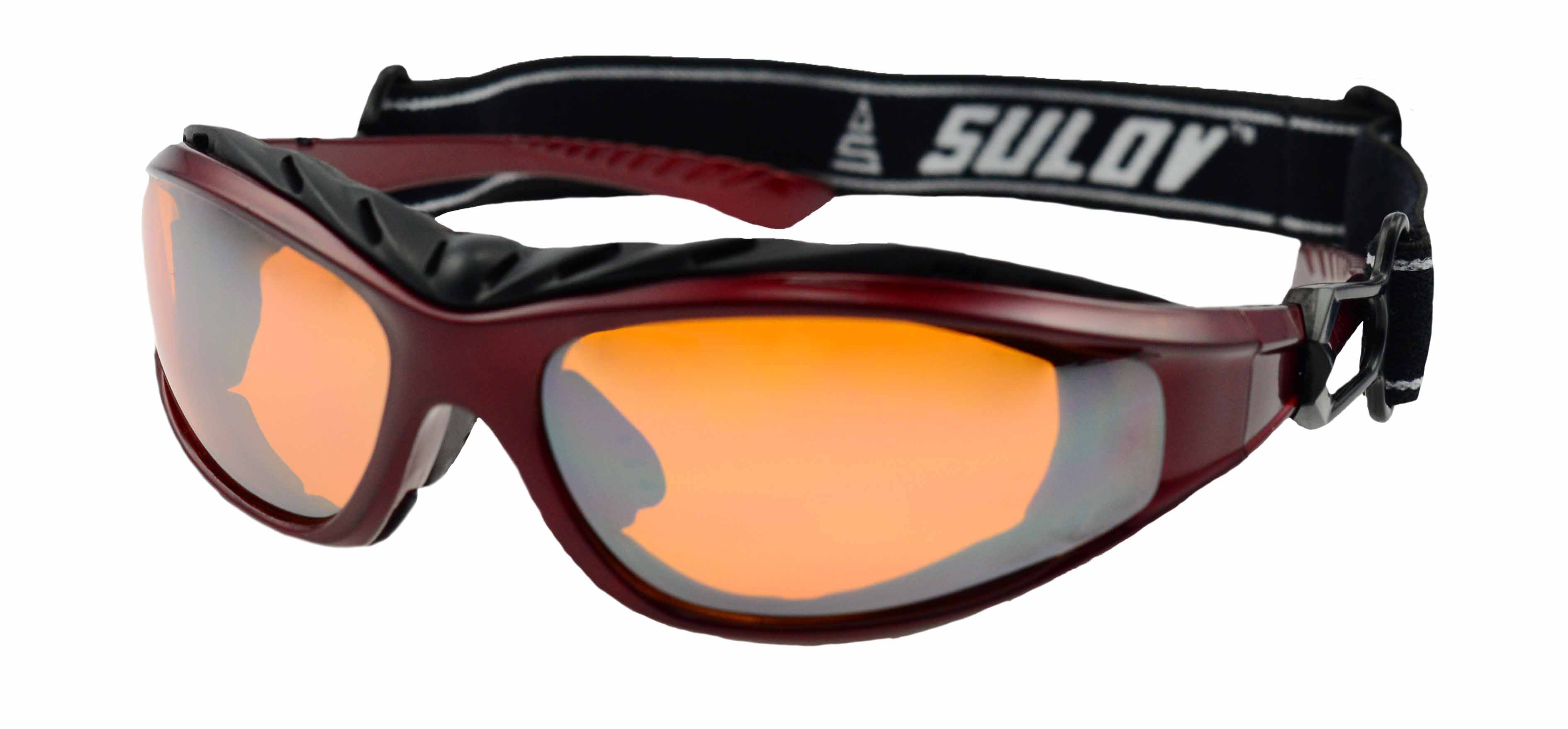 Zimné športové okuliare SULOV ADULT II, ​​metalická červená